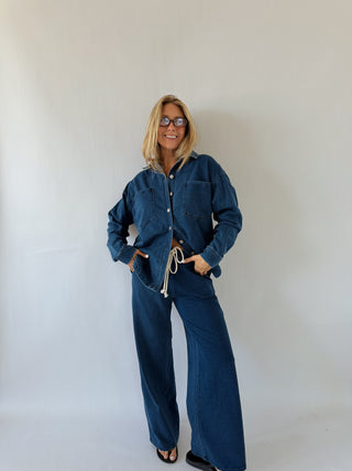 The Denim Highway Button Up