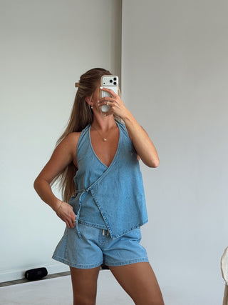 Lyla Saltwashed Halter Top