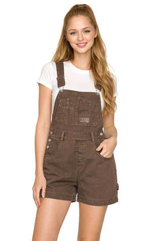 Short Overalls- Brown