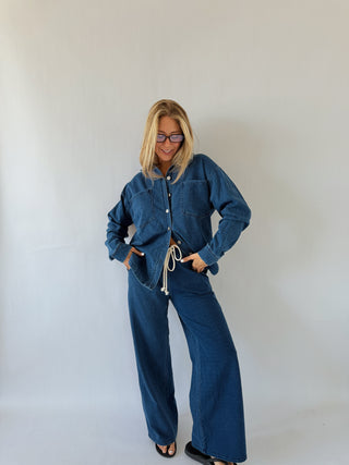 The Denim Highway Button Up