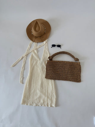Straw Hand Bag - amandenimes - Straw Hand Bag - 