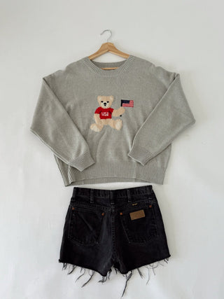 USA Teddy Sweater - amandenimes - USA Teddy Sweater - 