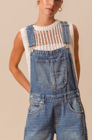 Barrel Jean Overalls