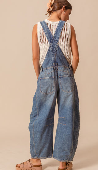 Barrel Jean Overalls