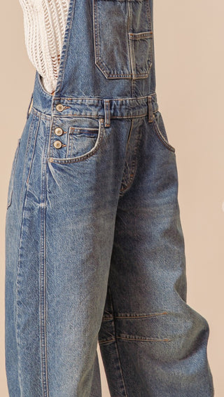 Barrel Jean Overalls