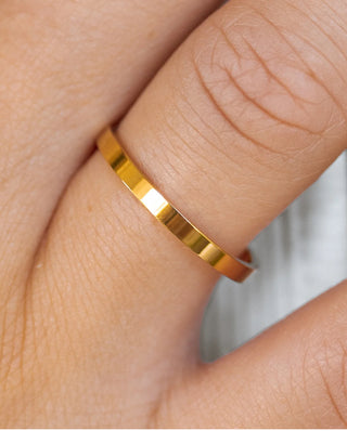 Staple Ring - Gold