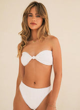 Load image into Gallery viewer, Bunny Bandeau Bikini Top - White
