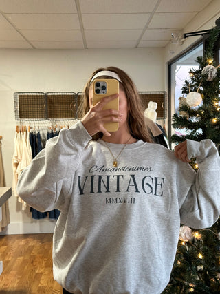 Heather Grey Merch Sweatshirt