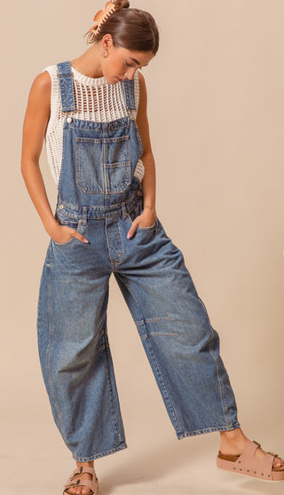 Barrel Jean Overalls