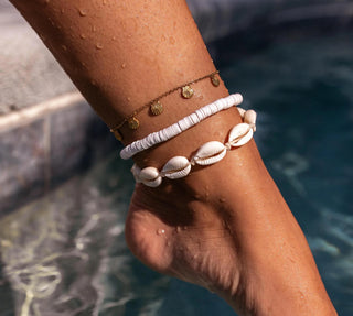 Puka Shell Anklet