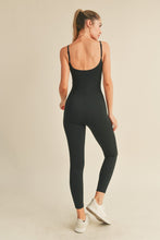 Load image into Gallery viewer, 7/8 Length Legging Jumpsuit - Black
