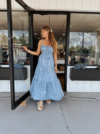 The Aussie Maxi Dress - Blue