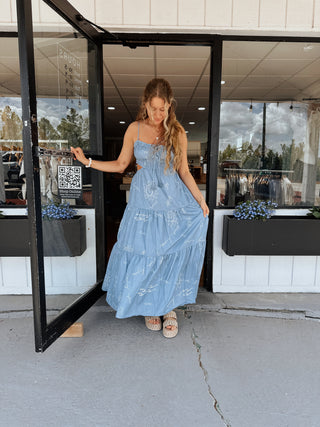 The Aussie Maxi Dress - Blue