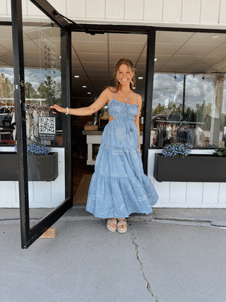 The Aussie Maxi Dress - Blue