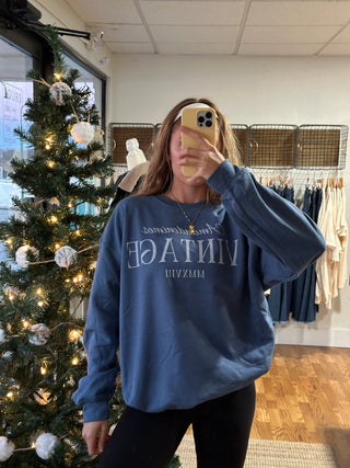 Denim Blue Merch Sweatshirt