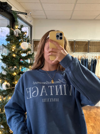 Denim Blue Merch Sweatshirt