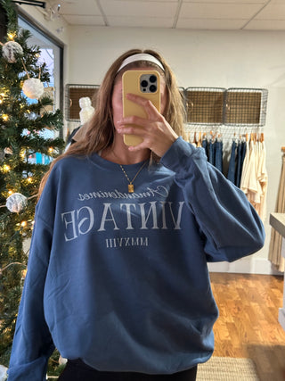 Denim Blue Merch Sweatshirt