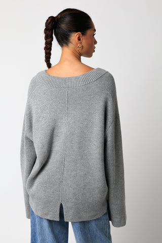 V-Neck Oversized Sweater