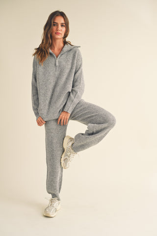 The Shyla Joggers - Heather Grey