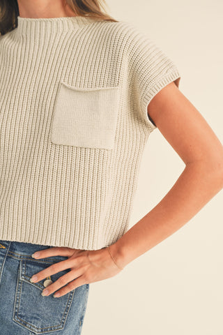 Short Sleeve Knit Top