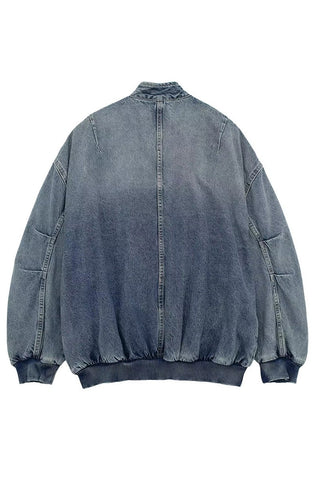 Kyla Denim Bomber Jacket