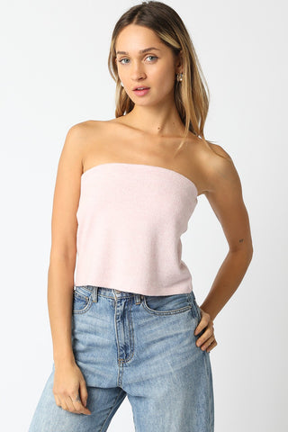 Tube Top - Baby Pink