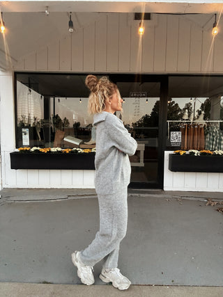 The Shyla Joggers - Heather Grey