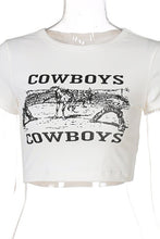 Load image into Gallery viewer, Cowboys baby tee

