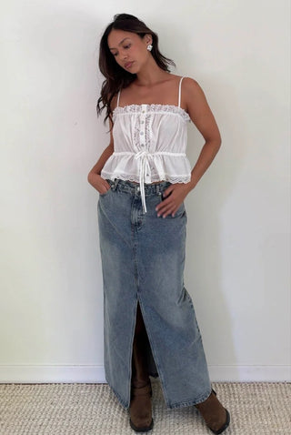 The Convertible Lace Top