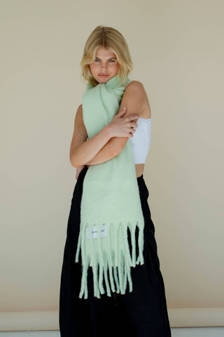 The Recycled Scarf - Mint