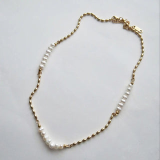Adeline Pearl Choker Necklace -