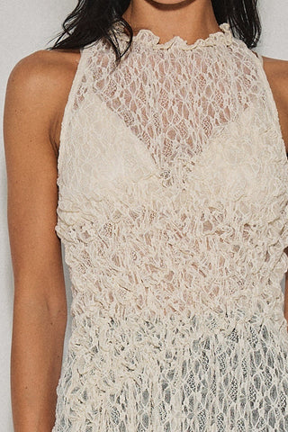 Asymmetrical Lace Top -