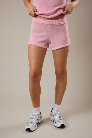 Baby Pink Off Shoulder Top -