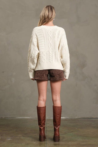 Brown Suede Shorts - 