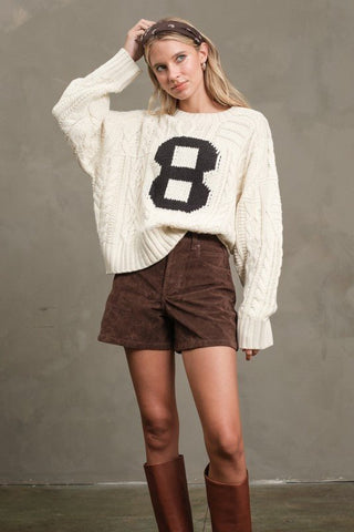 Brown Suede Shorts - 