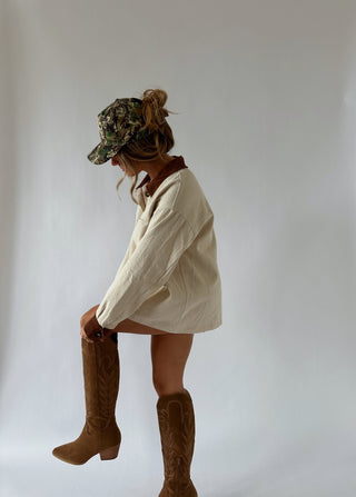 Cream Barn Jacket - 
