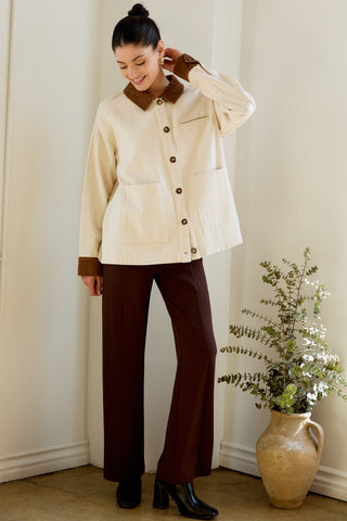 Cream Barn Jacket - 