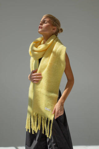 The Recycled Scarf - Soft Hay