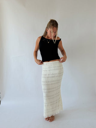 Essential Off Shoulder Top - Black -