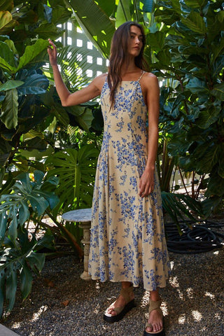 Floral Garden Maxi Dress - 