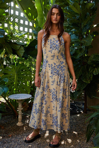 Floral Garden Maxi Dress - 