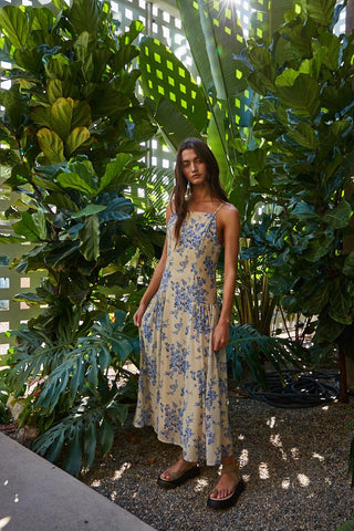 Floral Garden Maxi Dress - 