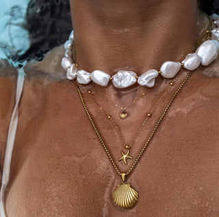 Gold Siren Necklace - 