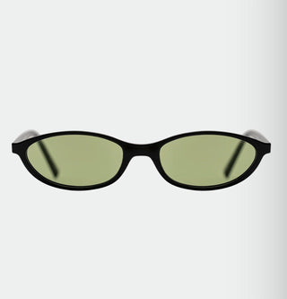 Hazel Sunglasses - Black/Light Green - Sunglasses