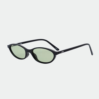 Hazel Sunglasses - Black/Light Green - Sunglasses