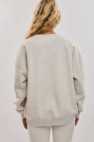 Heather Grey Holiday Crew Neck - 