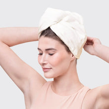Load image into Gallery viewer, Quick Dry Hair Towel - Eco White

