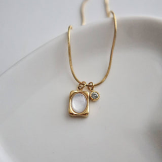 Ivory Grace Pendant Necklace - 