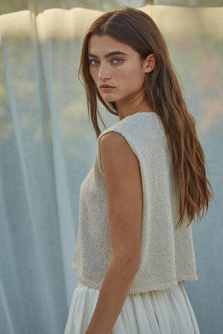 Knit Muscle Tee - 