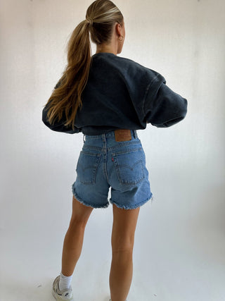 Lake Ozark Corded Crew - Navy - 